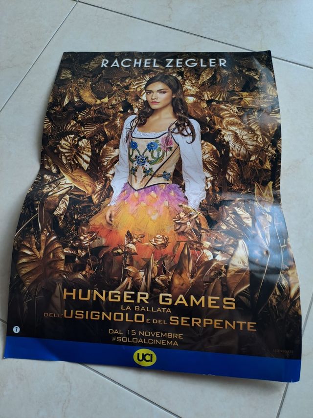 Set 3 poster locandine Hunger games