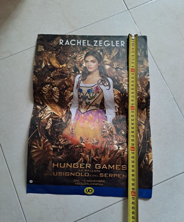 Set 3 poster locandine Hunger games