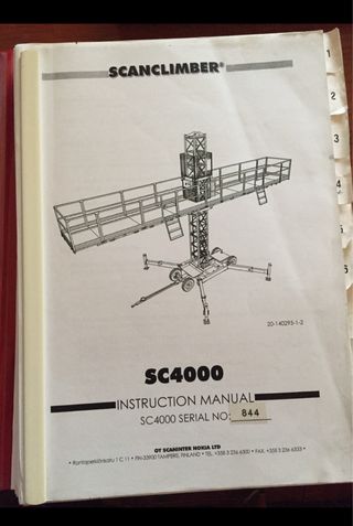 Andamio electrico mastil