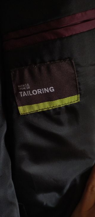 Traje Marks y spencer negro