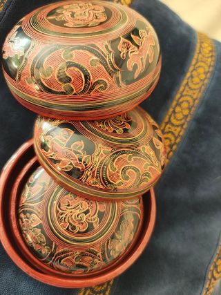 Vintage Set scatole birmane 