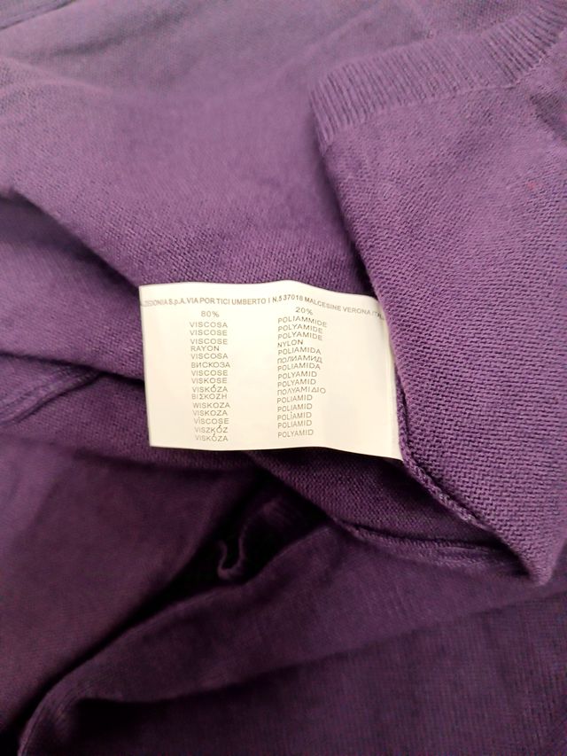 Vestaglia per donna Tezenis viola taglia S - nuova