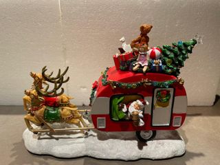 Carovana di Babbo Natale con led e musiche