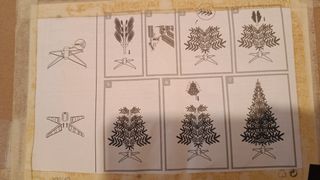 Árbol navidad con piñas alto 120