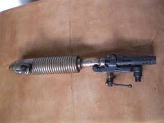 Antico saldatore a petrolio/benzina con impugnatur