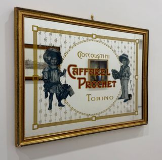 VINTAGE anni 80 - Specchio pubblicitario CAFFAREL