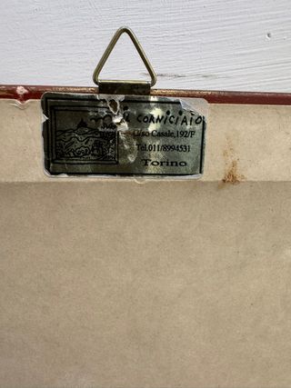 VINTAGE anni 80 - Specchio pubblicitario CAFFAREL