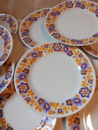 RICHARD GINORI set piatti (2+2+2+1) fiori toscani