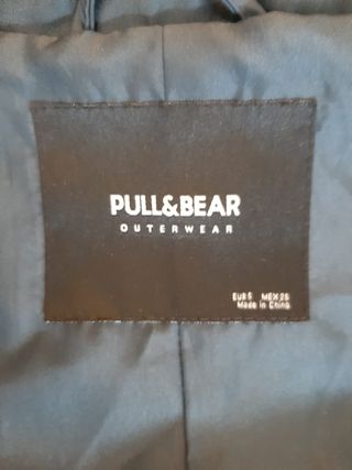 Chubasquero chica color Azul. Talla S