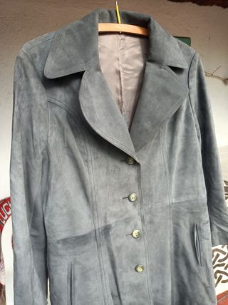 Abrigo ante tipo gabardina