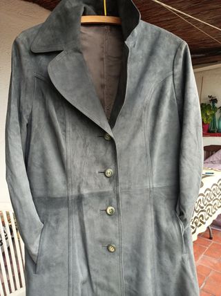Abrigo ante tipo gabardina