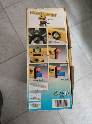 Laser maquina nivel obra niveladora
