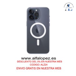 Funda Transparente con MagSafe iPhone 15 Pro Max