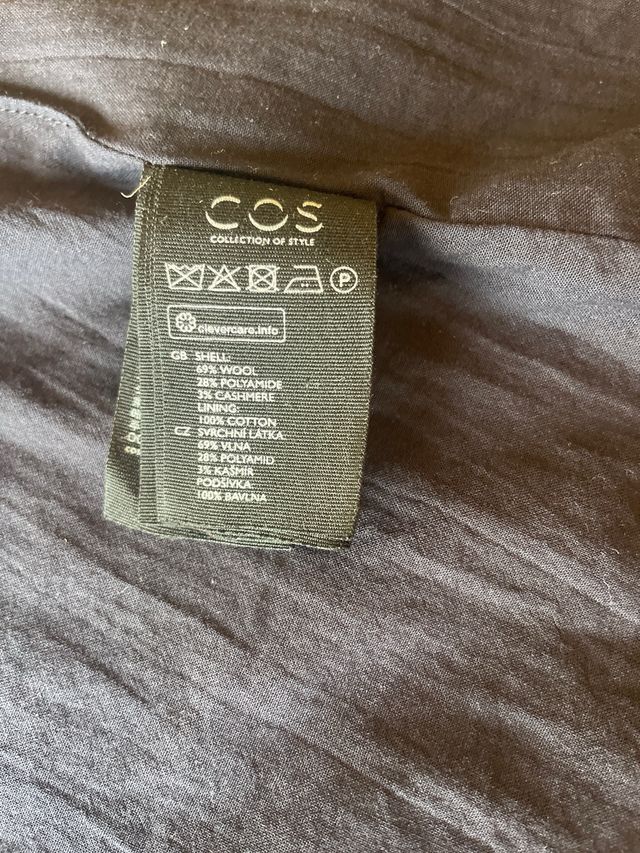 COS /abrigo chaleco Lana 42