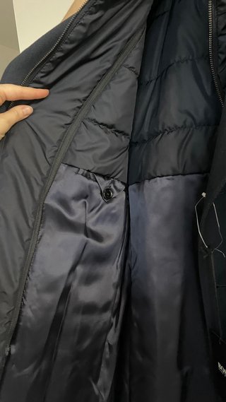 HUGO BOSS - Abrigo con chaqueta interior