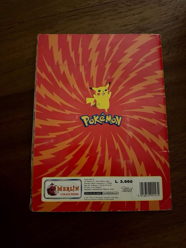 Album Pokemon Merlin 1 Serie