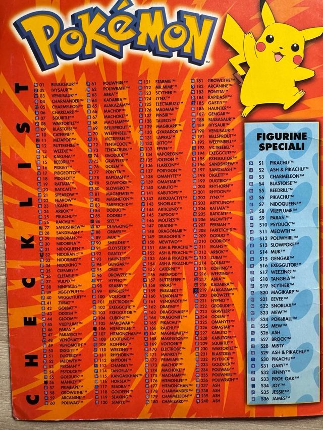 Album Pokemon Merlin 1 Serie