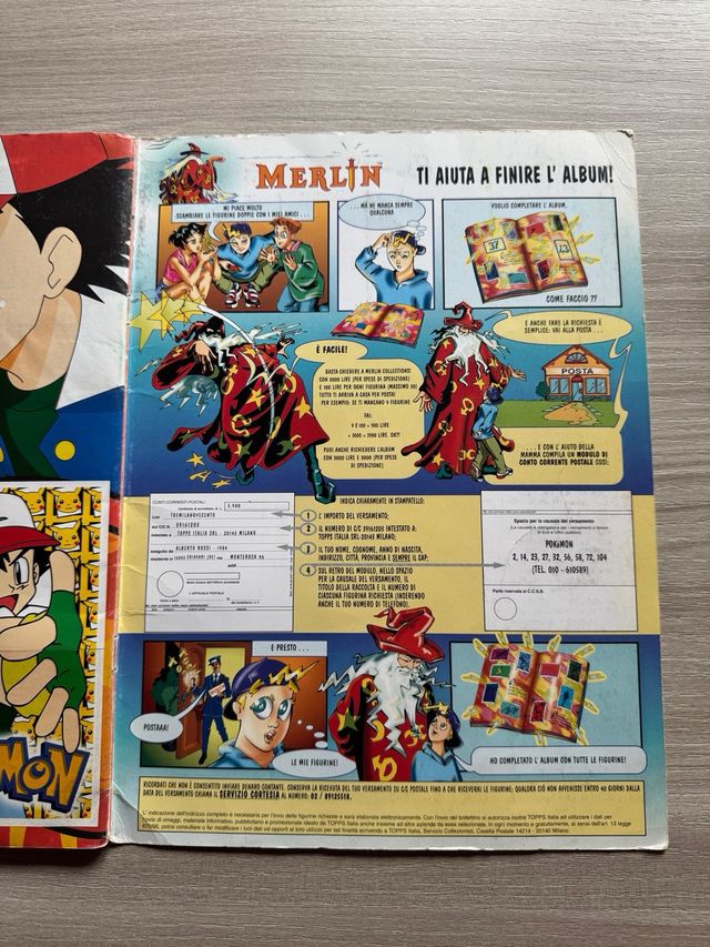 Album Pokemon Merlin 1 Serie
