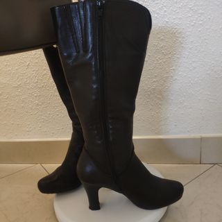 BOTAS de PIEL + BOLSO