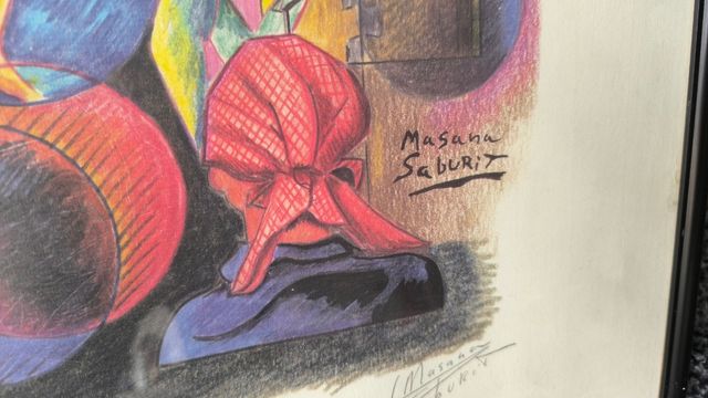 Litografía original Mañana Saburit