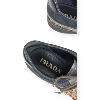 Prada zapato Oxford  hombre 2012 SS Cristal Gemstone