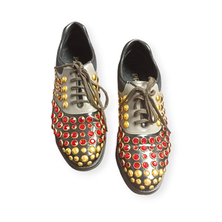 Prada zapato Oxford  hombre 2012 SS Cristal Gemstone