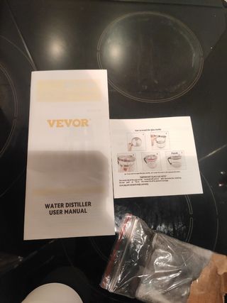 Destilador Purificador de Agua 4L 750W VEVOR