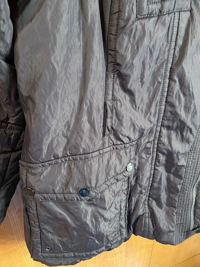 PARKA MARRON, mujer T- XL