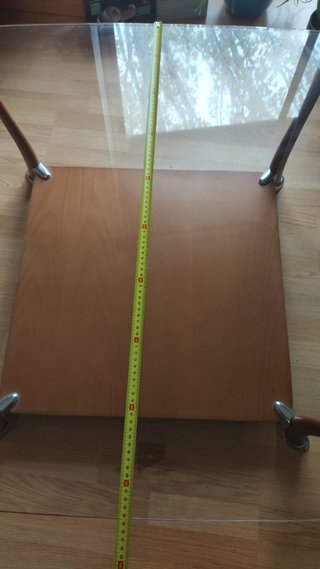 Mesa centro de cristal