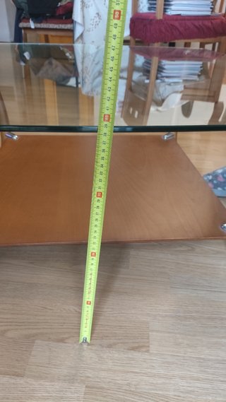 Mesa centro de cristal