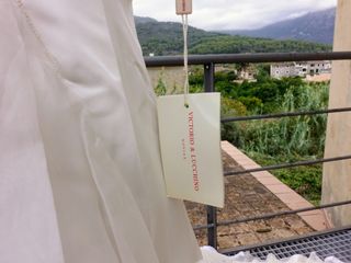 Vestido de novia modelo Chocolate Crudo  de la firma Victorio & Lucchino