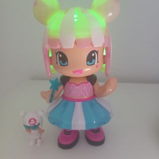 MUÑECA GRANDE PIN Y PON CON LUCES Y PEQUEÑA