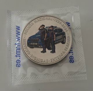 Moneda Medalla 200 aniversario Policia Nacional