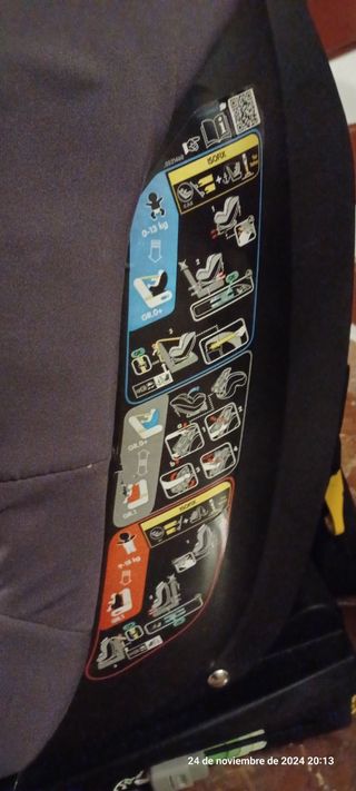 Silla de coche Grupo 0+ y 1. Bebeconfor