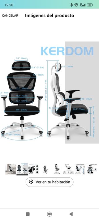 Silla Kerdom de escritorio/gaming