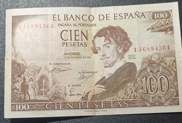 Billete de 100 Pesetas