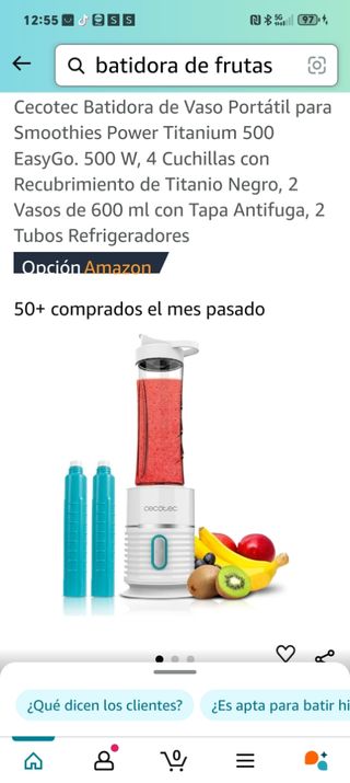 Batidora frutas