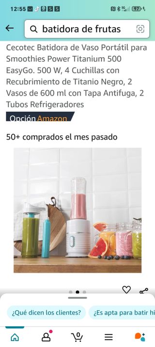 Batidora frutas