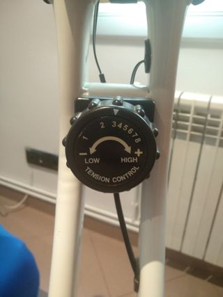 Bicicleta estática plegable