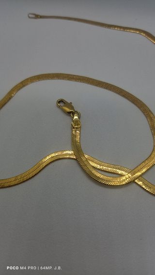 GARGANTILLA TIPO SERPIENTE GOLD.