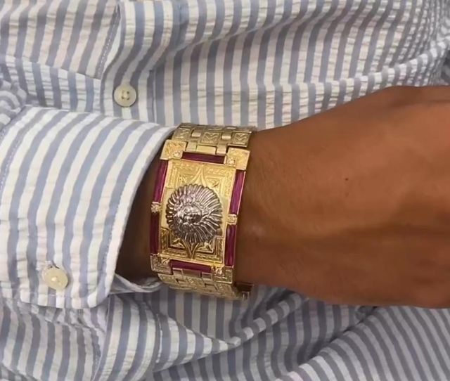 Brazalete Versace 196g Oro 18k