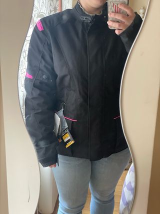 Chaqueta de moto mujer