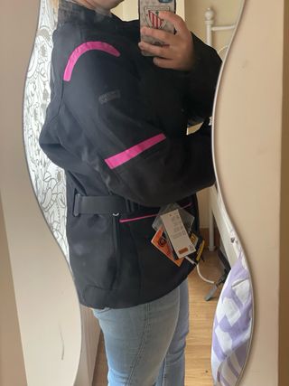 Chaqueta de moto mujer