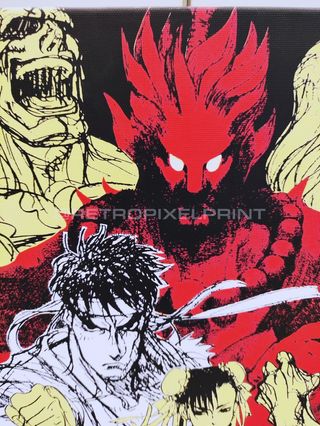 STREET FIGHTER 2X lienzo B