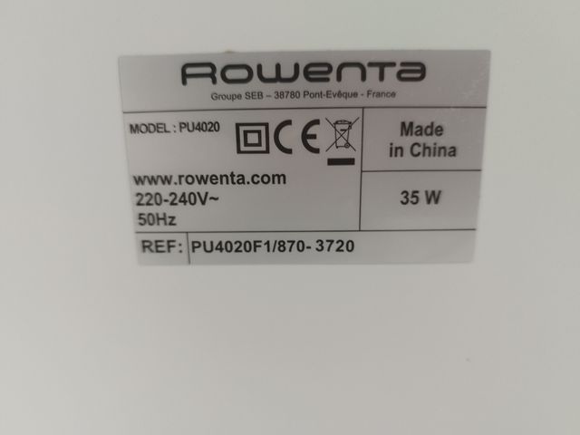 Purificador aire Rowenta