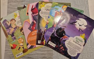 6 CDs y libros. Cuentos bilingües