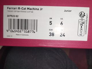 Zapatillas Puma Ferrari 38