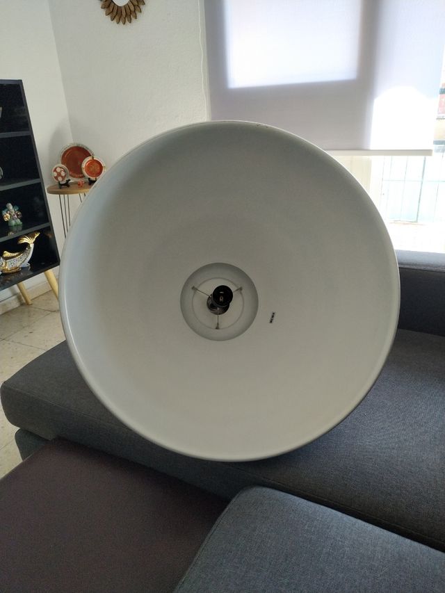 Grande lampara techo industrial aluminio