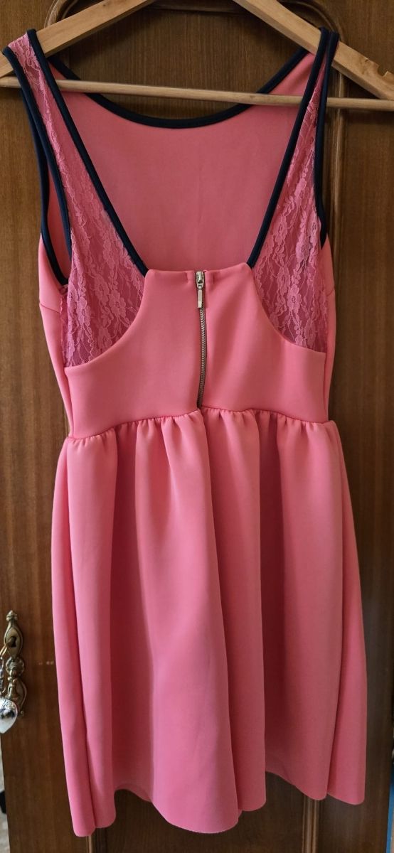 Vestido tirantes rosa