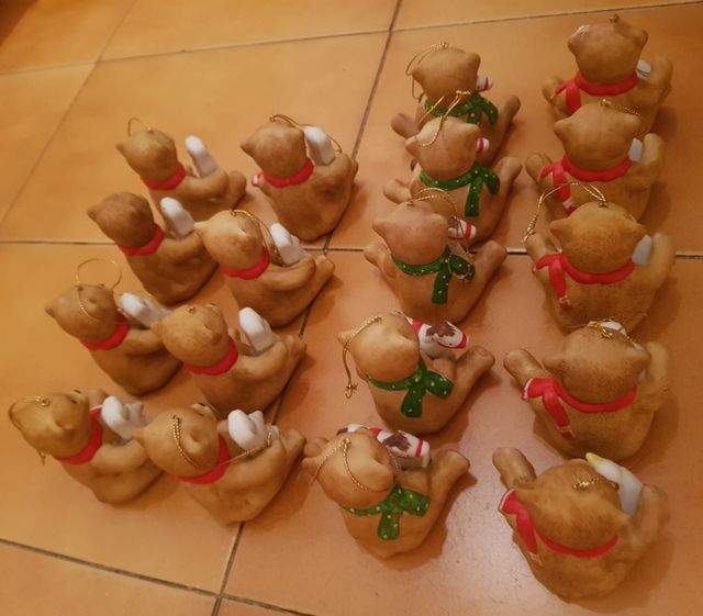 Orsetto decorativo natalizio